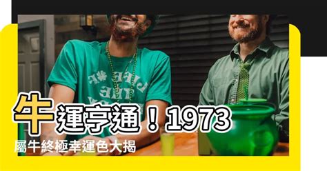 1973屬牛幸運色|1973年属牛的幸运色是什么